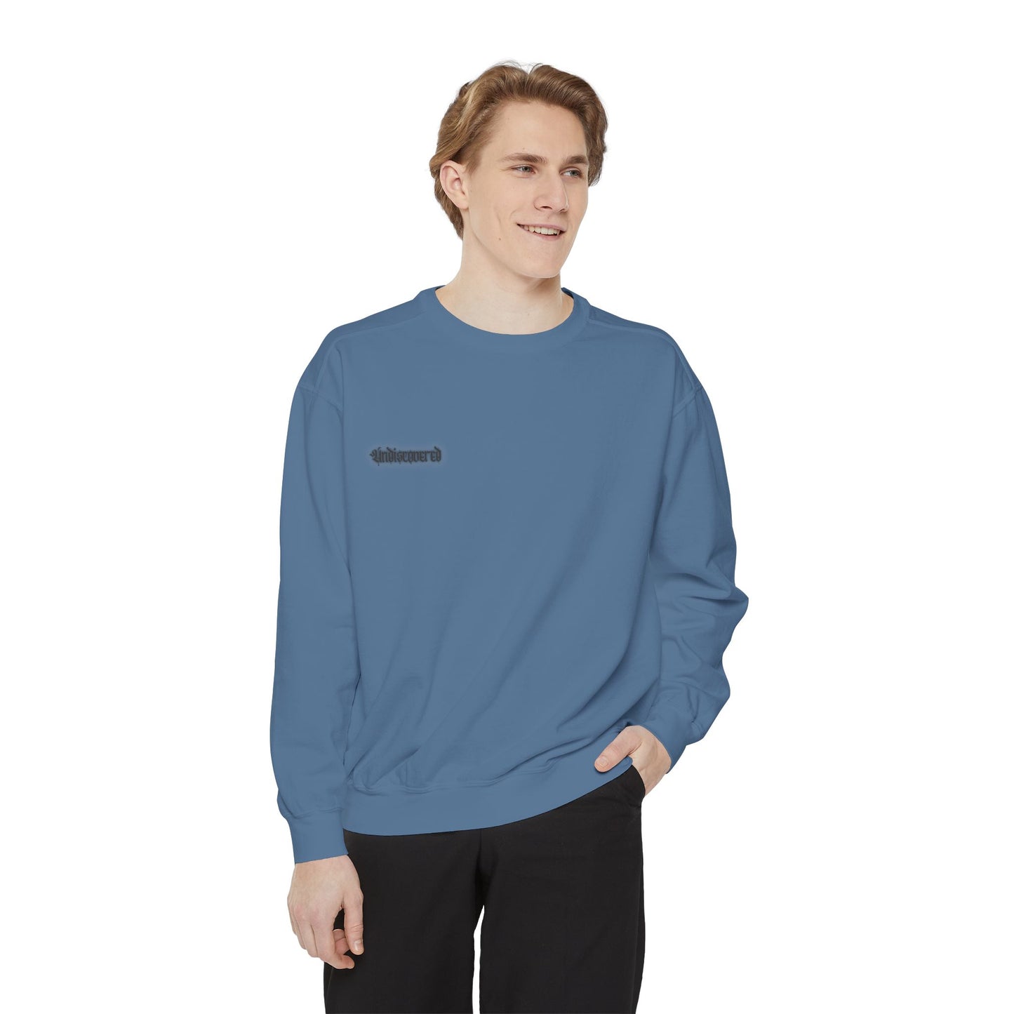 Inspirational Garment-Dyed Sweatshirt for Self-Care