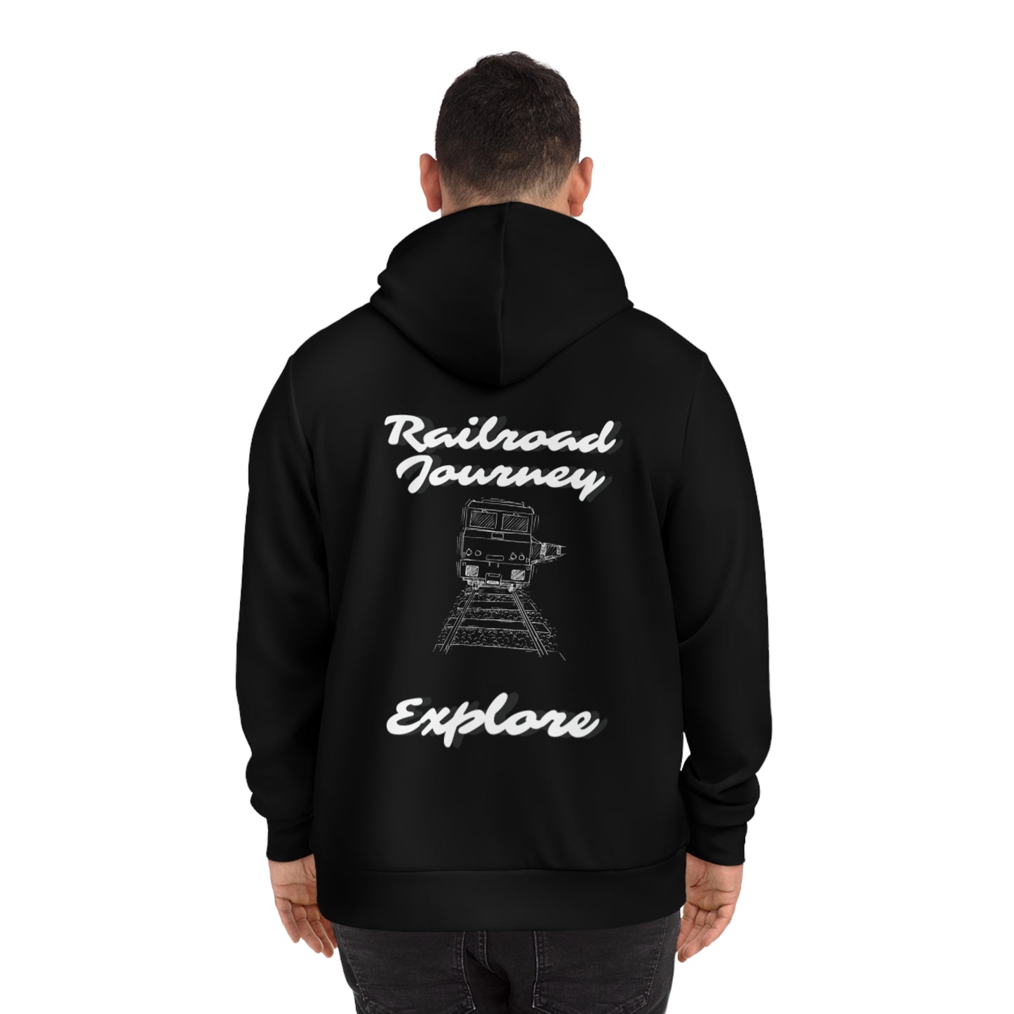 Explore Railroad Journey Hoodie - Adventure Inspired Fashion